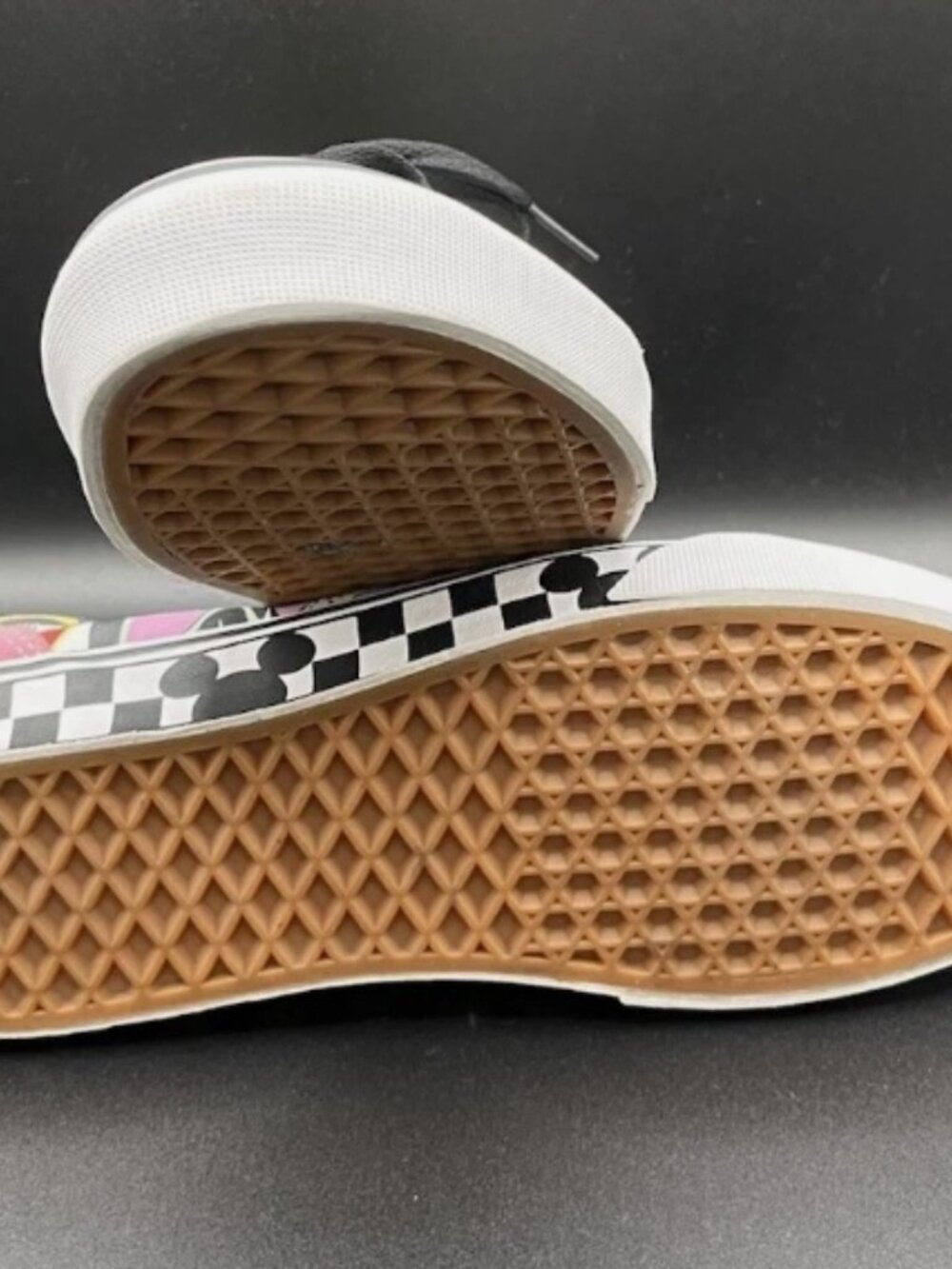 Men’s 5.5 W/7 Pre Owned Vans Old Skool 80s Mickey & Minnie Mouse Disney Vintage - Picture 2 of 5